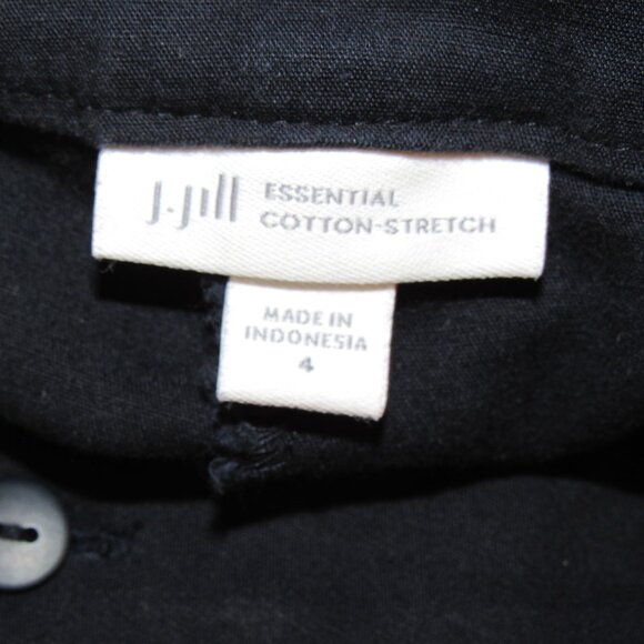 J. Jill Blue Essential Cotton Strech Bermuda Walking Shorts 10" Women's 4 - Picture 9 of 9